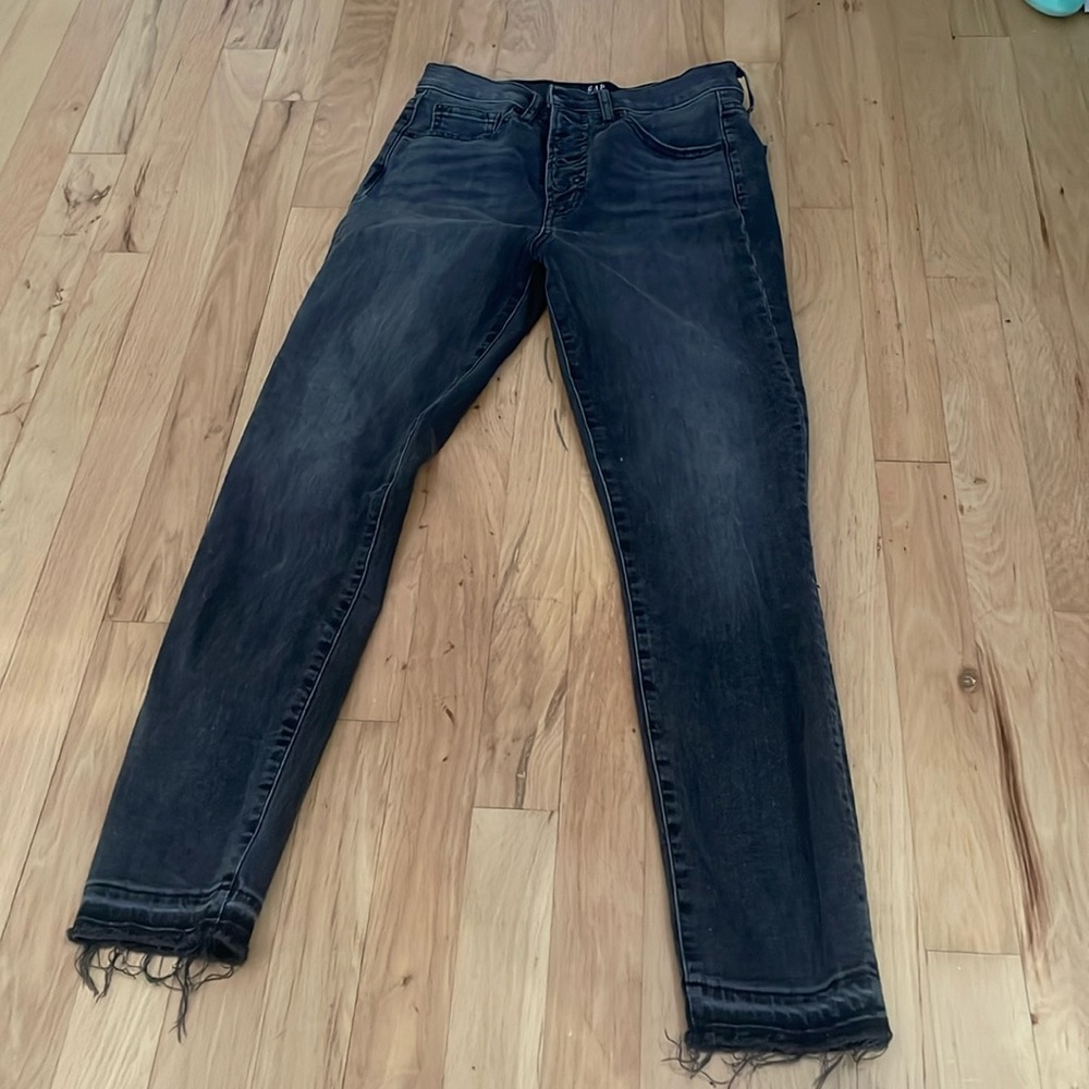 Gap Denim Black Skinny Jeans